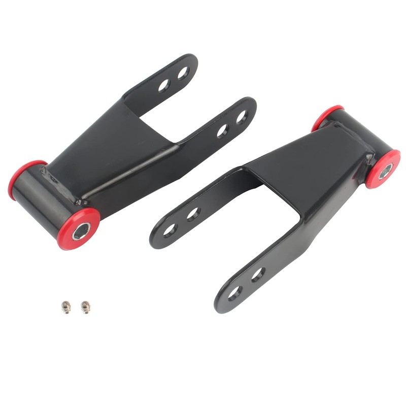 2 inch Rear Lowering Shackle Compatible with 1999-2019 Silverado Sierra