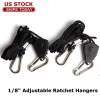 WYZM Heavy Duty Rope Ratchet Hanger, Reinforced Metal Internal Gears
