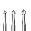 Putiqcher 12 Pcs Cylinder-Cone Shape Carving Burr Sets, 3/32 Inch
