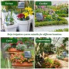 AnseTo Smart Solar Irrigation Kit - 15m Hose,Auto Watering for