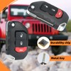 AULESSE Remote Key Fob Replacement Compatible with Wrangler 2018-2024 Car