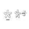 Philip Jones Silver Plated Flower Stud Earrings