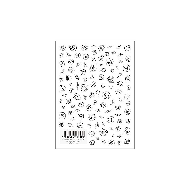 TSUMEKIRA NN-MIM-102 Liberte Noir NN-MIM-102 Nail Seal Produced by mi-mi