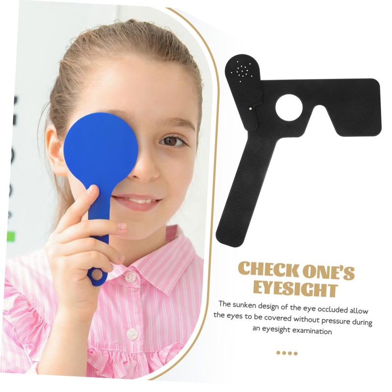 Beavorty Vision Chart Eye Cover Portable Eye Occluder for Vision