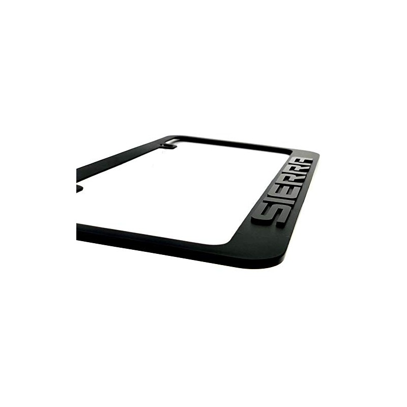 GMC Sierra Stealth Blackout License Plate Frame