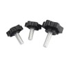 SYDARSYN Wing Screw Plastic Hexagonal Star Head Knurled Screw Grip