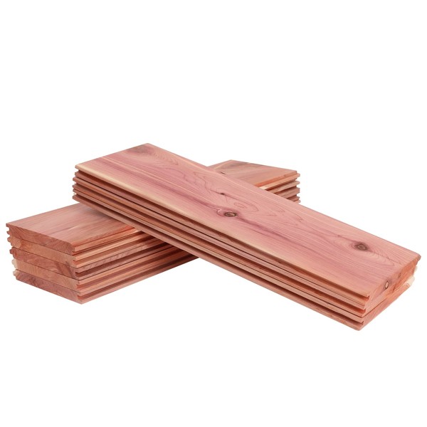 Homode Cedar Closet Liner Planks, Set of 8 Cedar Drawer Liners, Tongue and Groove, Aromatic Cedar Wood Panels for Clothes Storage, 11.5 x 4 x 0.4 Inches