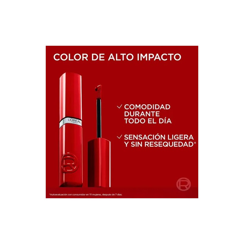 Labial Brillante Laque Resistance De L'oréal Paris