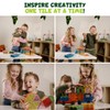Little Vo Magnetic Tiles Set 180 PCS with 2 Cars