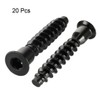 uxcell Furniture Confirmat Screw 7x39mm Hex Socket Wood Screws Powder