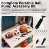 DLBEEM 4 Pcs Single Basketball Bag Mesh Drawstring Volleyball Socce