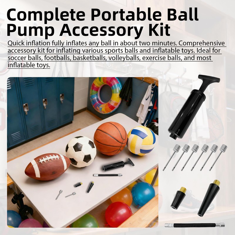 DLBEEM 4 Pcs Single Basketball Bag Mesh Drawstring Volleyball Socce