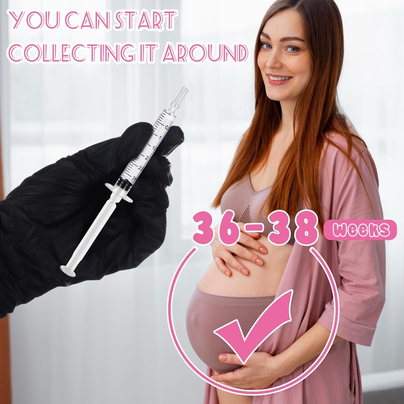 50 Pcs Colostrum Collector Kit 3ml Breast Milk Collector Milk