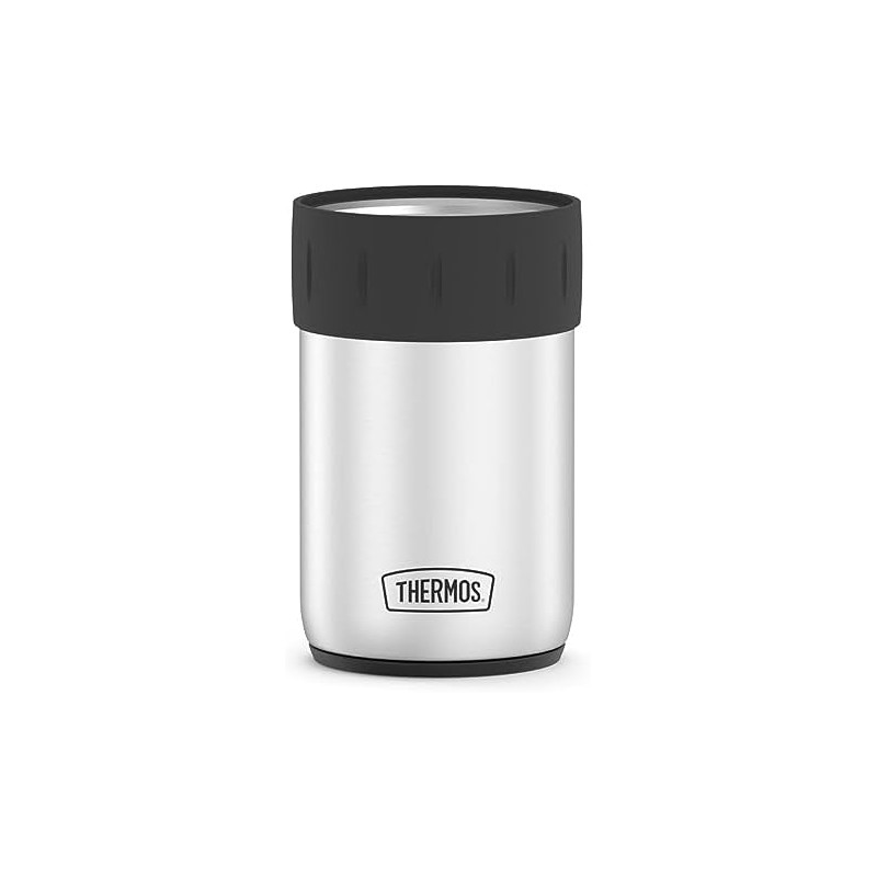 Thermos Stainless Steel Beverage Can Insulator for 12 Ounce Can,