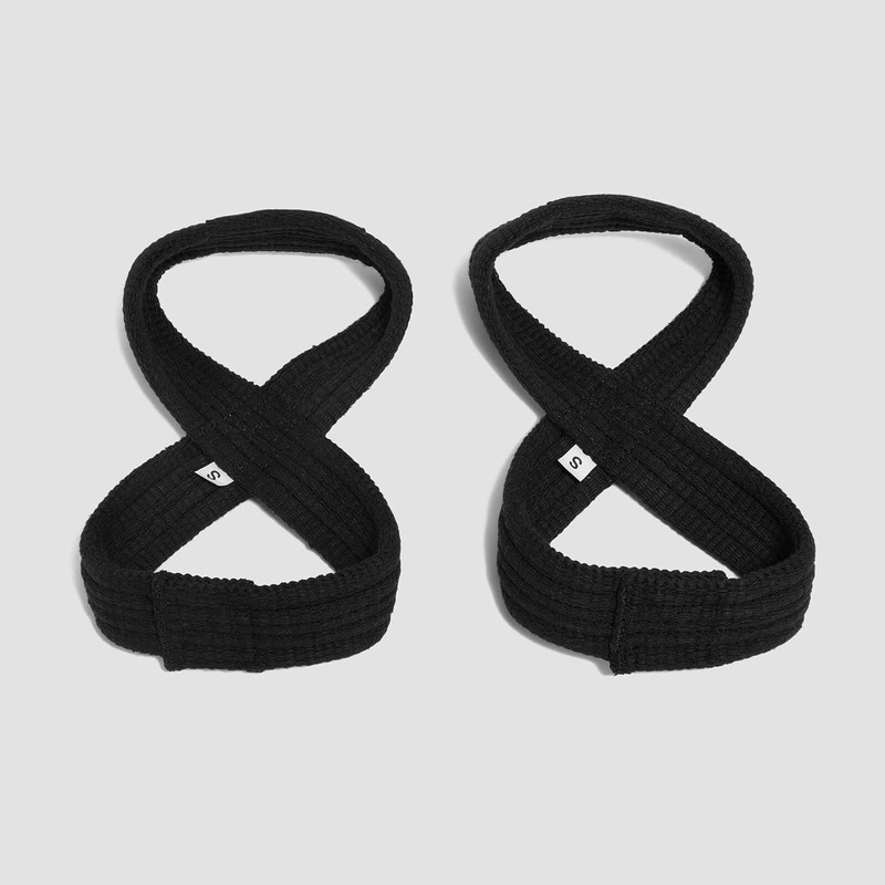 Myprotein Medium Figure 8 Lifting Straps for Weight Lifting, Deadlifts,
