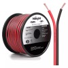 Nilight 12AWG 50FT Copper Clad Aluminum Wire 12-2 Gauge Red