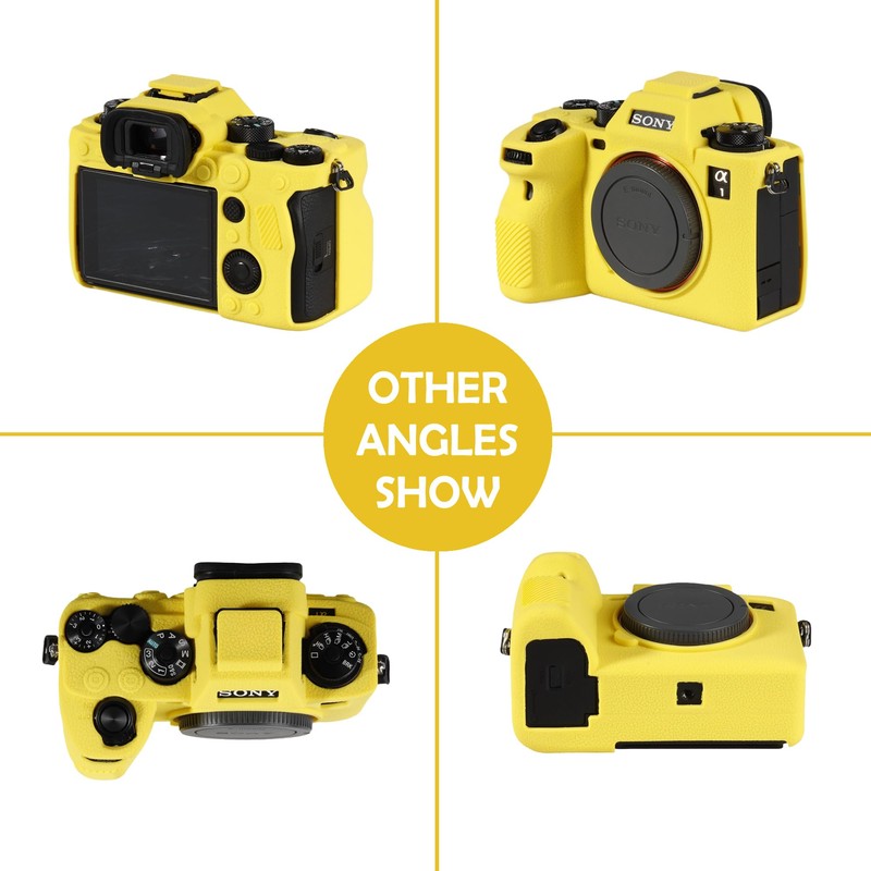STSEETOP Camera Case for Sony A1 - Protective Silicone DSLR