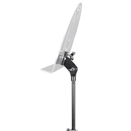 Gibraltar SC-AMS-MA Acrylic Music Stand with Adjustable Mounting Arm, Clear, Durable, Versatile, Drum Accessories, Hardware and Parts