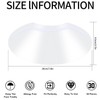 Xujinsongg 50 Pcs Clear Face Visors, Plastic Transparent Shower Face