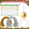 AUGSUN Christmas Baubles Hanger Hooks, Pack of 200 Christmas Tree
