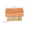 OHPHCALL Wooden Nail Scrub Brush Dense Bristles for Deep Cleaning