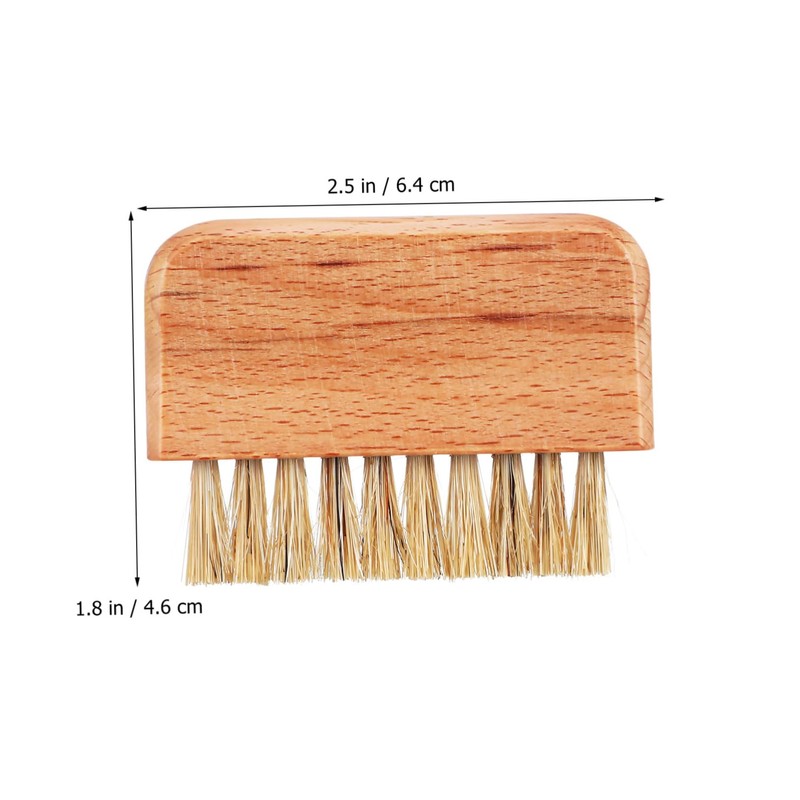 OHPHCALL Wooden Nail Scrub Brush Dense Bristles for Deep Cleaning