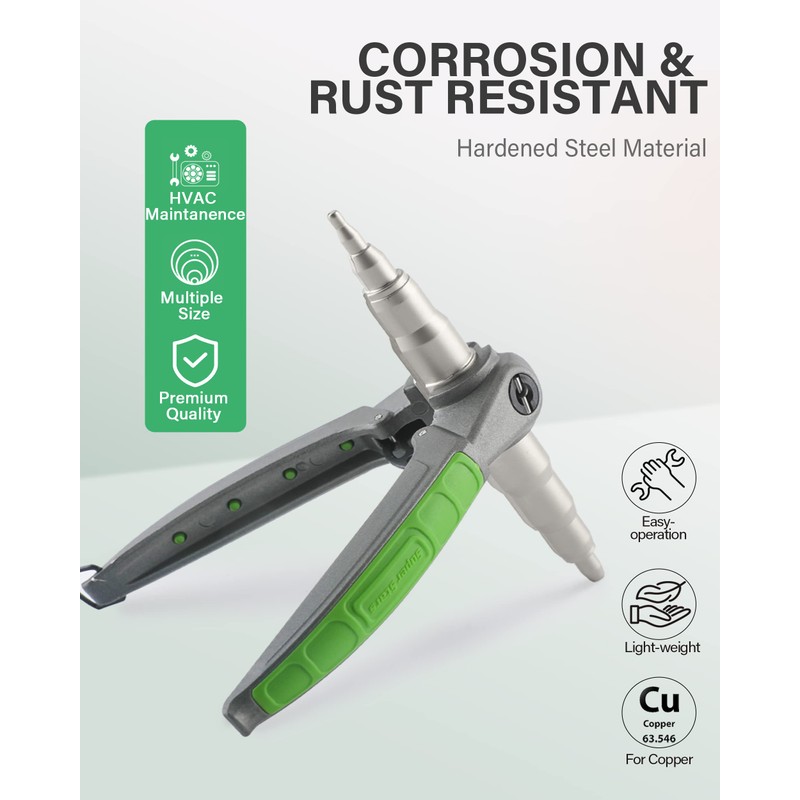 Wisscool Handheld Swaging Tool Copper Tube Expander HVAC Swage Expandiing
