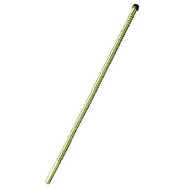 Westbrass D118-03 1/2" x 20" Corrugated Riser for Faucet and Toilet, Polished Brass