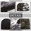 CHROME CRANE CB081 Men's Thick Camouflage Knit Hat, Cap, Fleece
