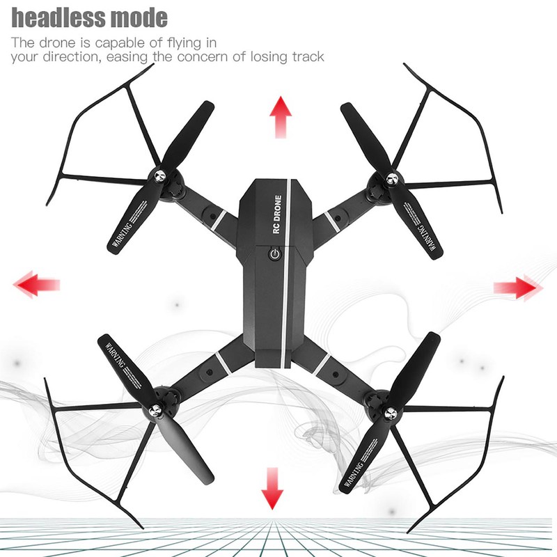 Aerial Photography Drone Foldable Quadcopter UAV with Portable Case 0.3MP