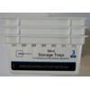 Basic Square Mini Bin Storage Trays - White - 3pk