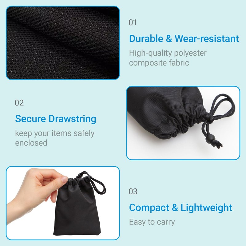Hand Exercise Ball Storage Bag - Protective Pouch for Grip