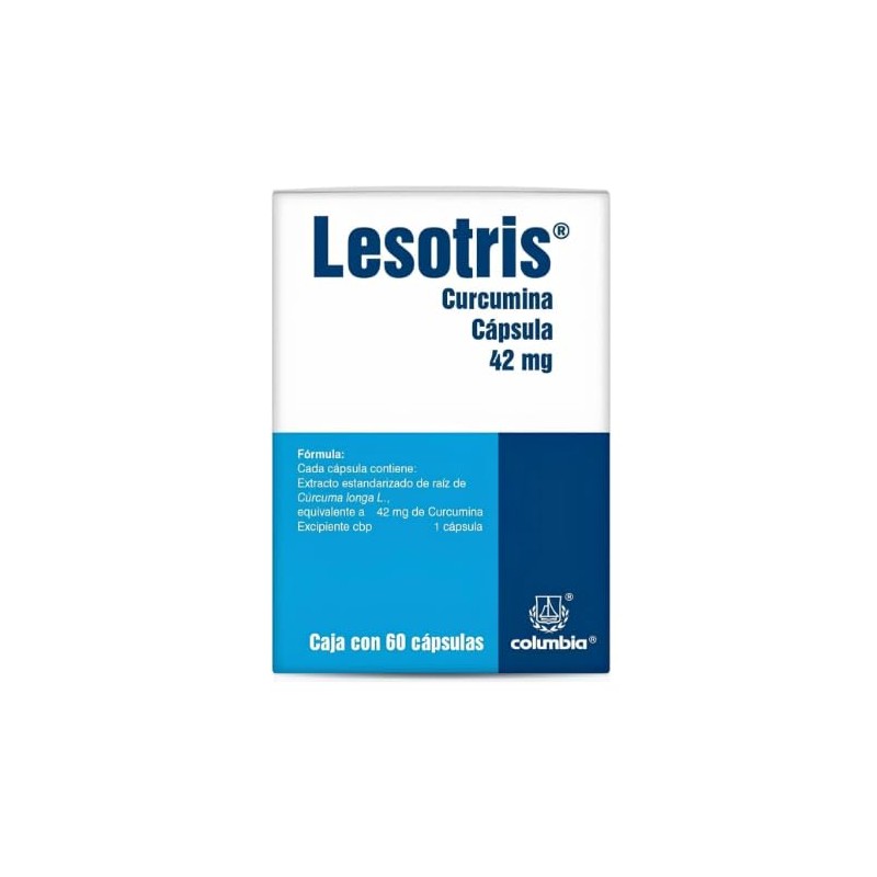 Lesotris Curcumina 42 mg 60 cápsulas