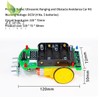 DIY 초음파 거리 측정 장애물 회피 자동차 전자 키트 LED