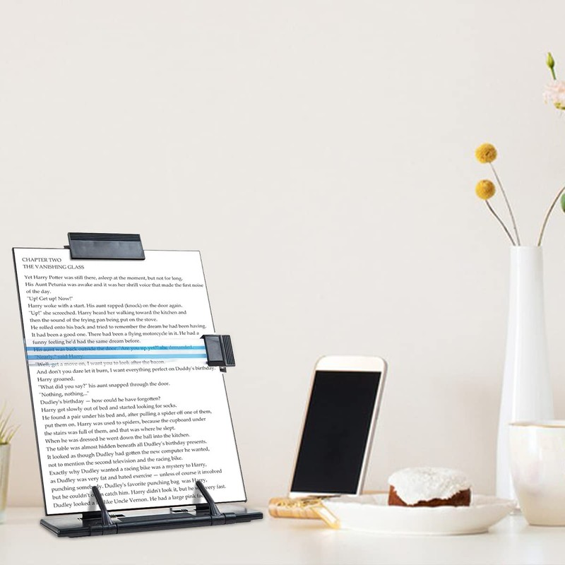 Powerking Paper Stand Document Holder with 7 Adjustable Positions, Paper