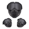 Modular Mask Detachable Goggles Motorcycle Racing Helmet Protective Face Mask