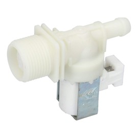 LUTH Premium Profi Parts Solenoid Valve Single 180° 10.5 mm Diameter Compatible with Miele 4971731 4971730 for Washing Machine