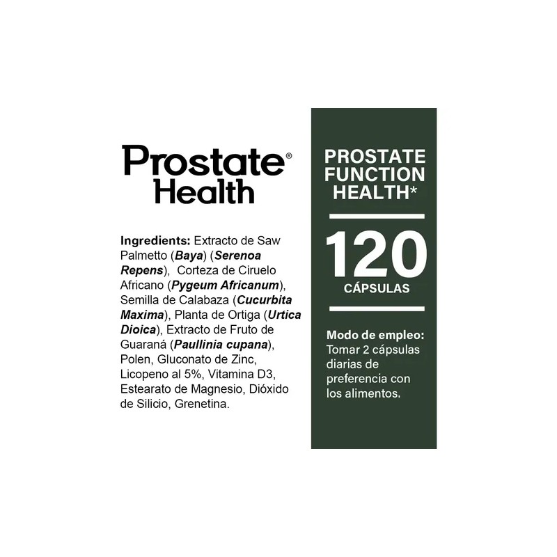 Prostate-x® Suplemento Para Próstata Sana Naturelab 120 Caps