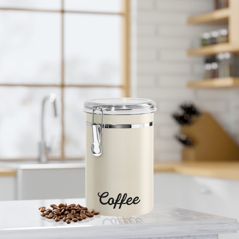 Oggi Stainless Steel Coffee Canister 62 fl oz - Airtight