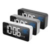LED Digital Alarm Clock for Bedroom Electronic Clock with Thermometer