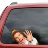 Buddy The Elf Excited Sticker, Funny Christmas Window Sticker Car