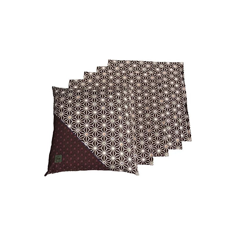 JOYDREAM Zabuton Cover 55 59 Set of 5 Clam Red