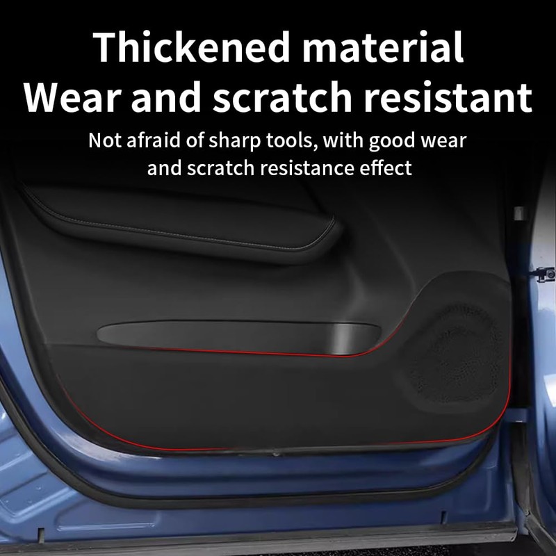 LUNQIN Car Protector Door Anti Kick Pad for Volvo XC60