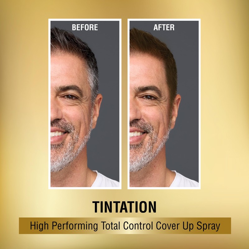 Red by Kiss Tintation Temporary Hair Color Spray, Instant Gray