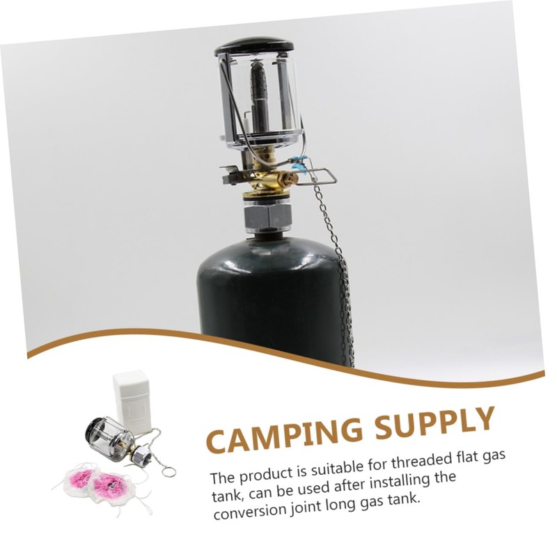 CORHAD Copper Stainless Steel Camping Lamp Propane Gas Lantern Easy