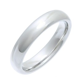 Theia Cobalt Court Shape Highly Polished 4mm Ring - Size U