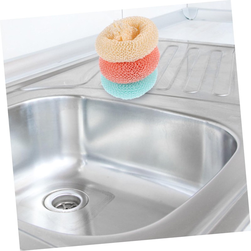 CHILDWEET 10pcs Scratch-Resistant Kitchen Dish Scrubbers Scouring Pads for Efficient