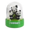 3 Pandas Family Heads Bob & Shake Solar Power Figurine