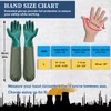 Haiou Long Rubber Gloves, 25" Elbow Length, Heavy Duty, Chemical