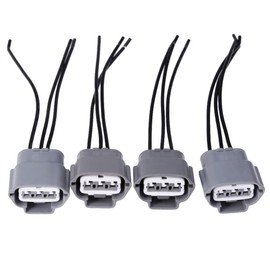 Ignition Coil Connector Plug Wiring Harness Pigtail Replacement for Nissan Altima 2007-2015 Nissan Sentra 2000-2012 (4-Pack)